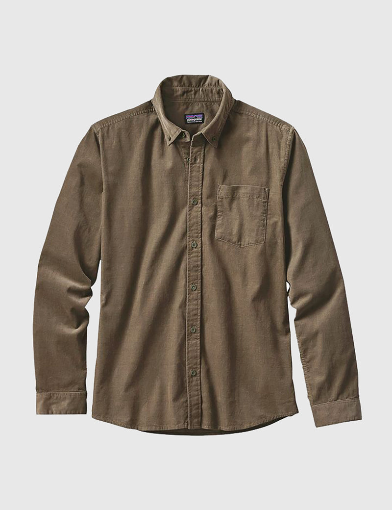Patagonia Bluffside Cord Shirt - Dark Ash