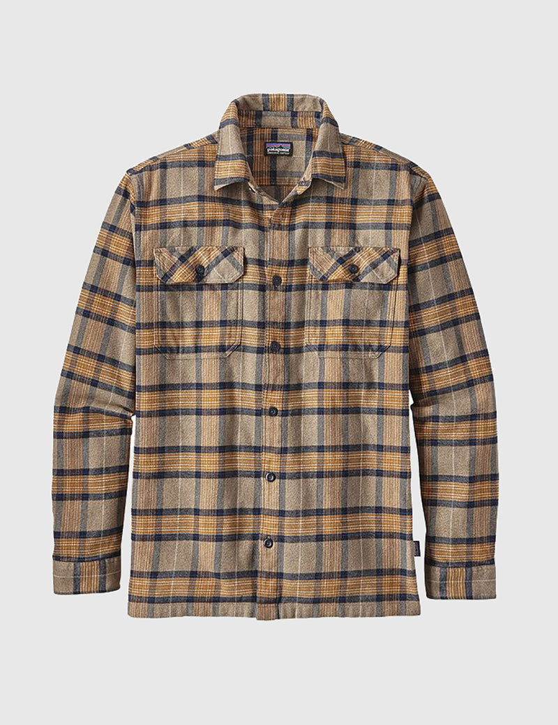 Patagonia M's Fjord Flannel Shirt - Mojave Khaki