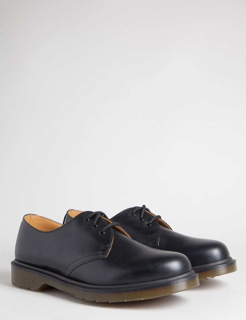 Dr Martens 1461 Shoes - Black Smooth