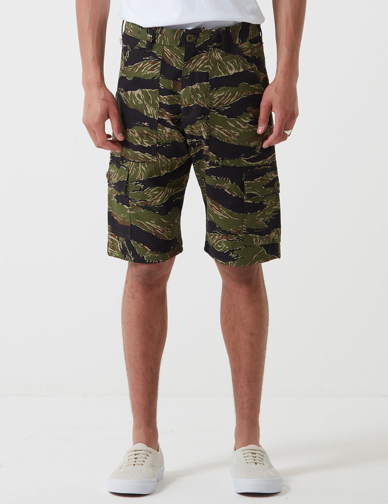 Stan Ray 6 Pocket Cargo Shorts (Loose) - Tiger Green