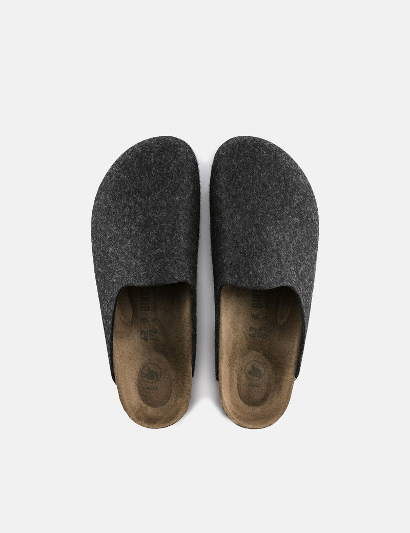 Birkenstock Amsterdam Filzpantoffel (Normal) - Anthrazitgrau