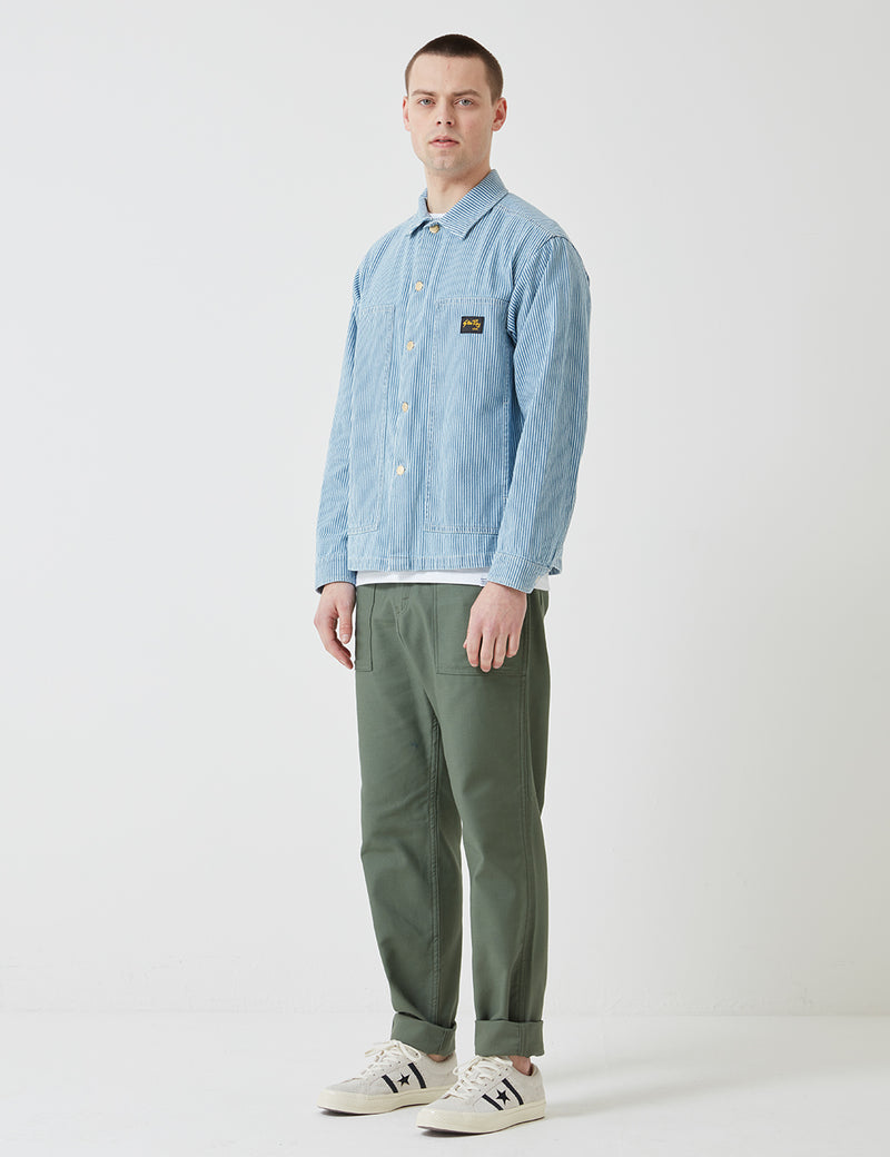 Stan Ray Box Jacket - Bleached Hickory Stripe