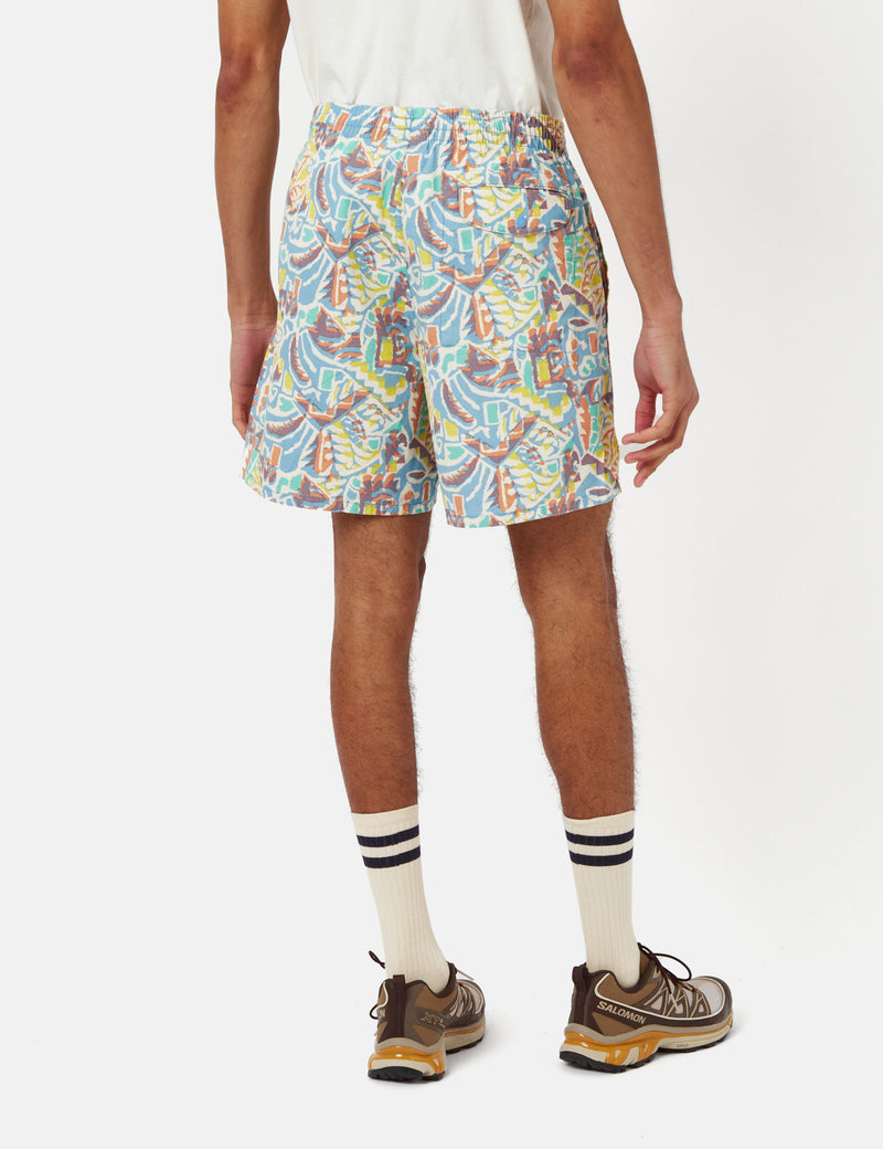 Patagonia Funhoggers Shorts - Thriving Planet/Lago Blue