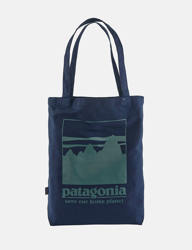 Patagonia Market Tote Bag (Alpine Icon) - New Navy Blue