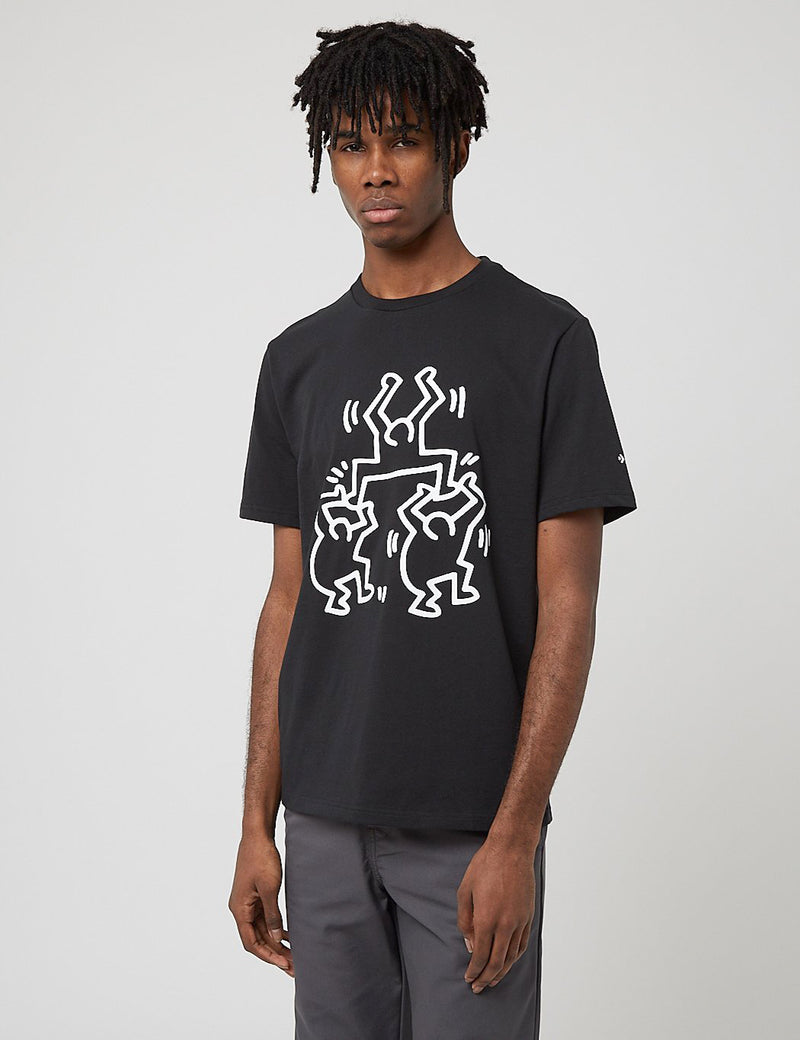 T-Shirt Graphique Converse Haring - Noir