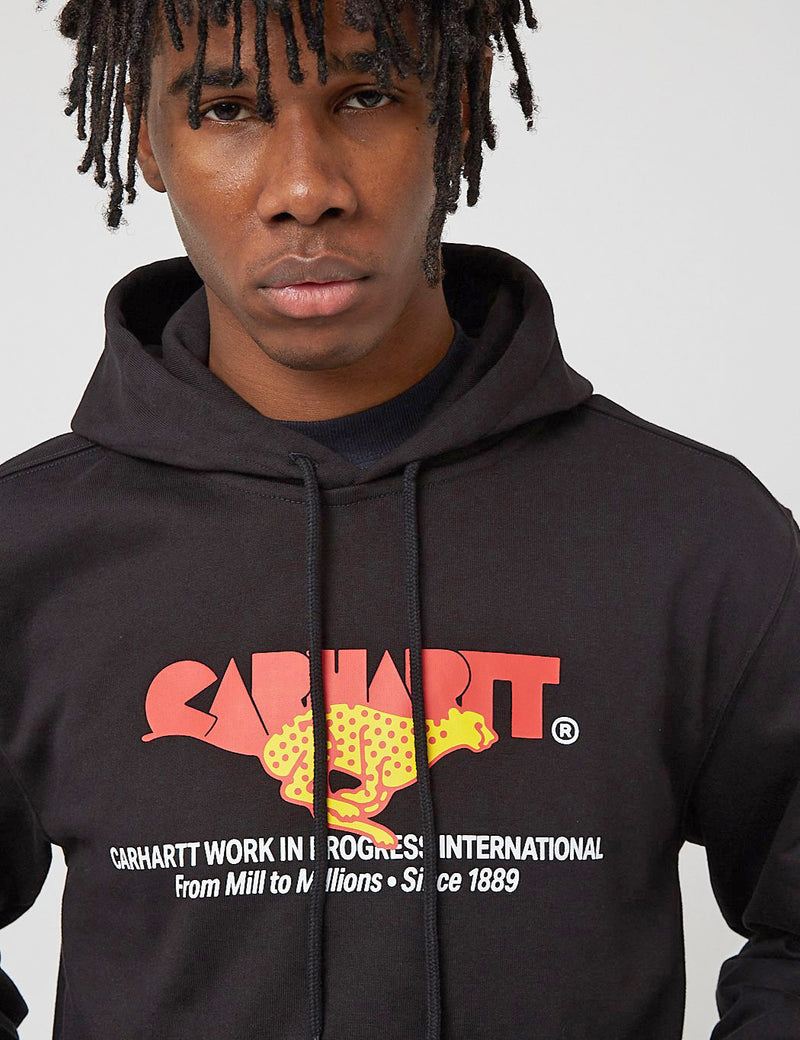 Carhartt-WIP Hooded Runner Sweatshirt - Black