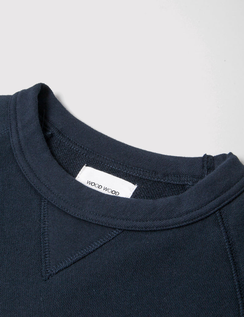 Wood Wood Hester Sweatshirt - New York Blue