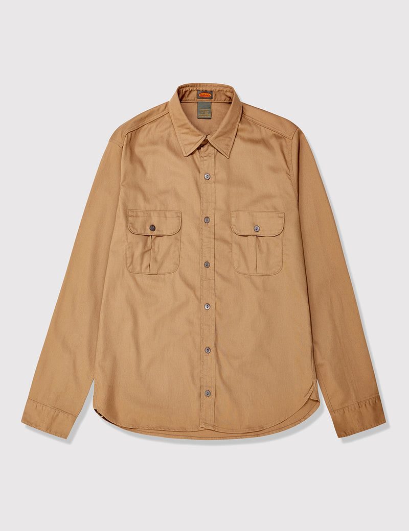 Dickies 1922 Made in USA Rinsed Shirt - Suntan