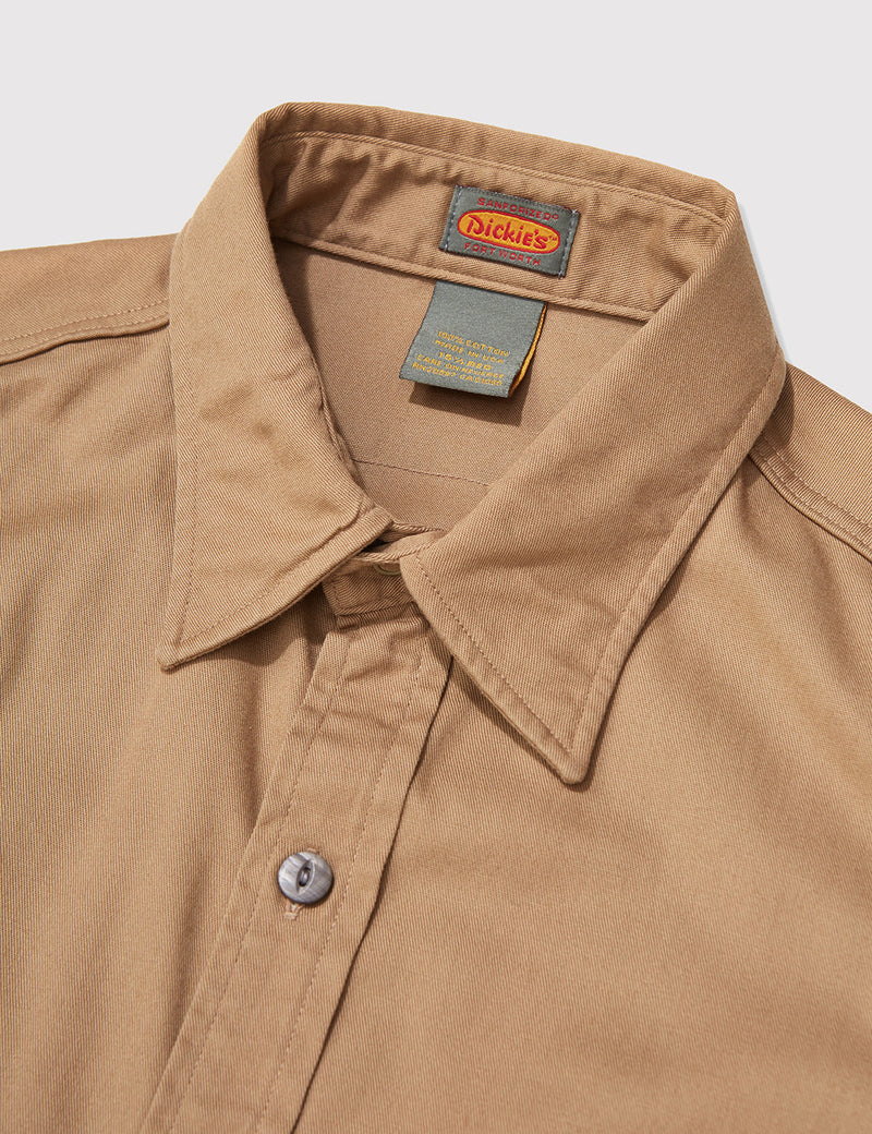 Dickies 1922 Made in USA Rinsed Shirt - Suntan
