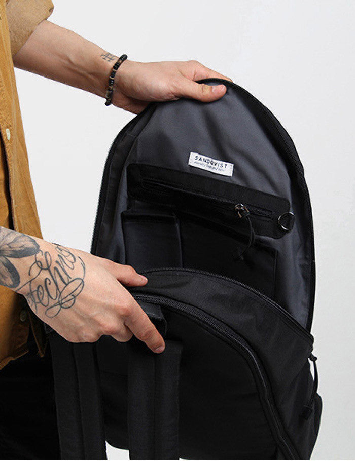 Sandqvist Theo Backpack - Black