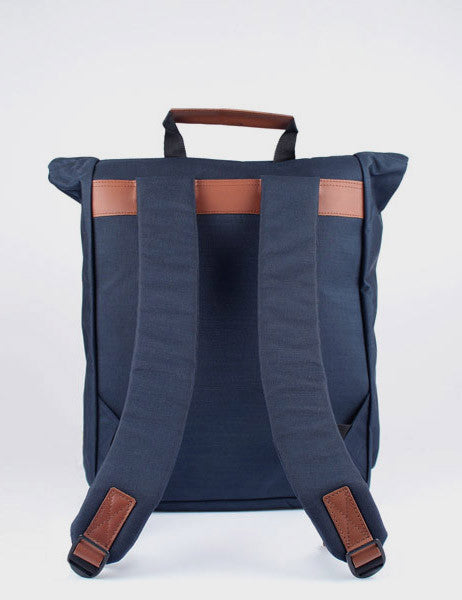 Sandqvist Eddy Roll Top Backpack - Blue