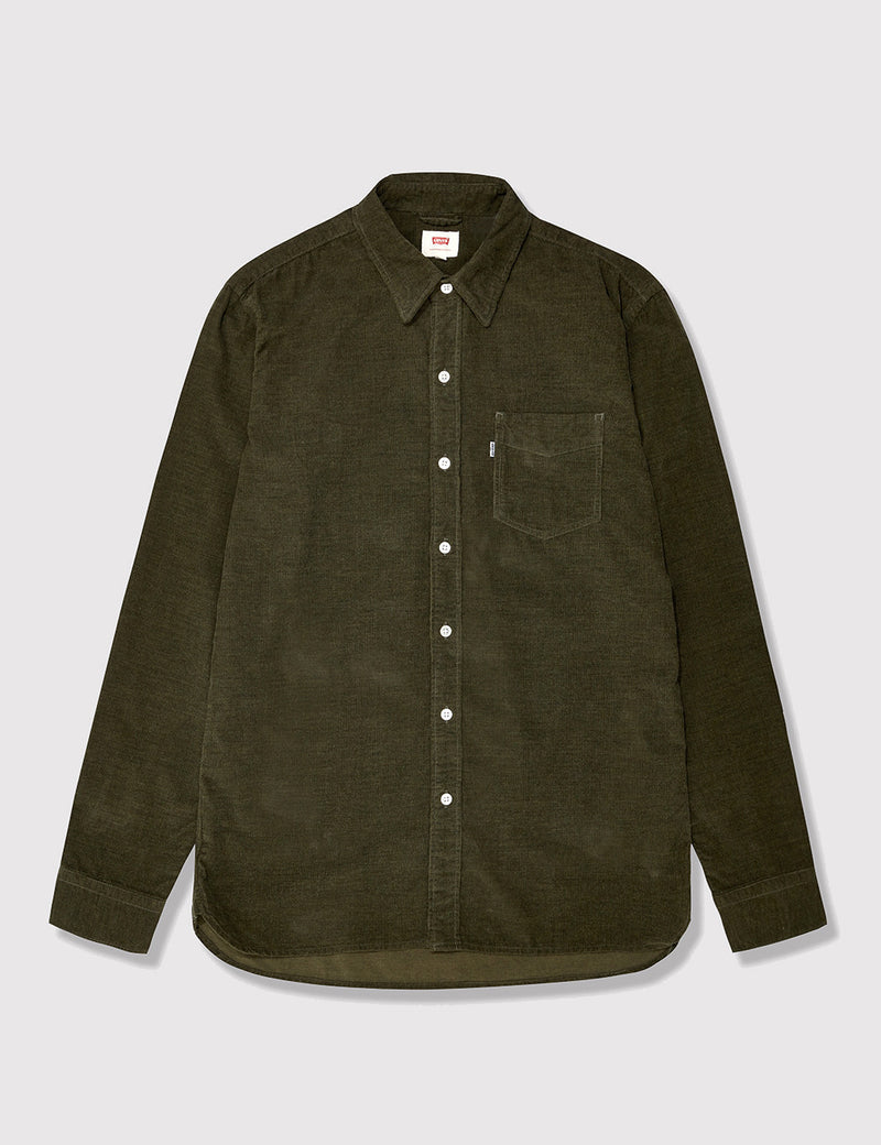 Chemise Levis Sunset One Pocket (Cordon) - Olive