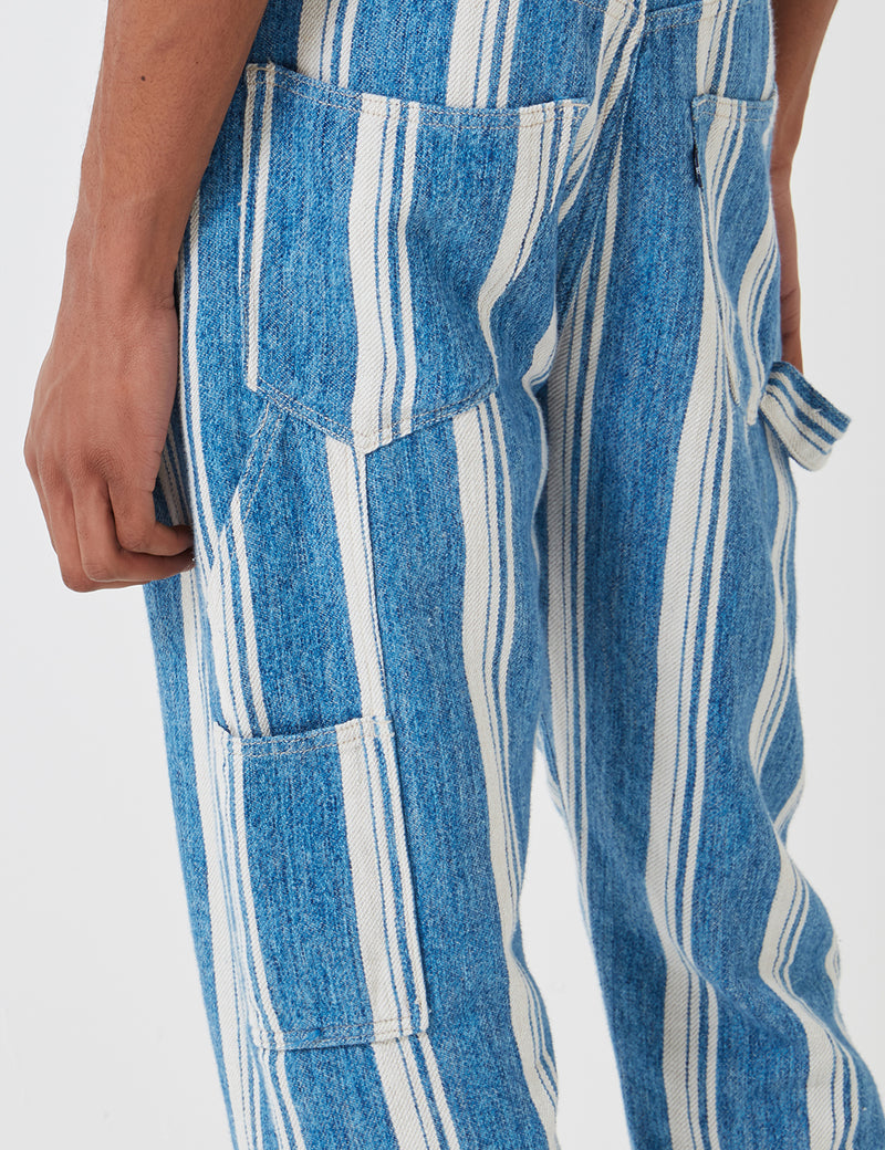Levis Made & Crafted Draft Crop Carpenter Pant - Linen Stripe