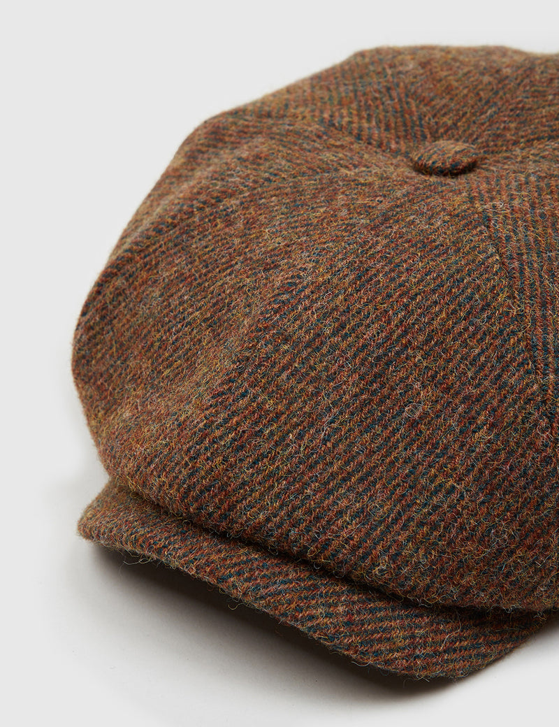 Stetson Hatteras Alaskan Newsboy Cap (Twill) - Brown