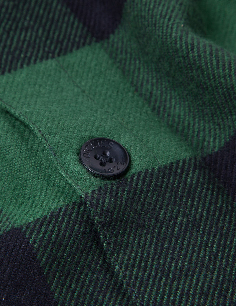 Dickies Sacramento Plaid Shirt - Pine Green