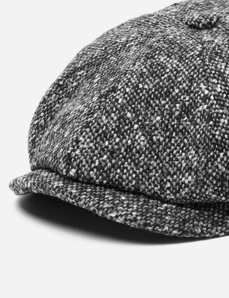 Casquette Gavroche Stetson Hatteras (Donegal) - Noir/Gris