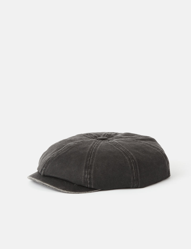 Casquette Gavroche Hatteras Stetson (Vieux Coton) - Noir