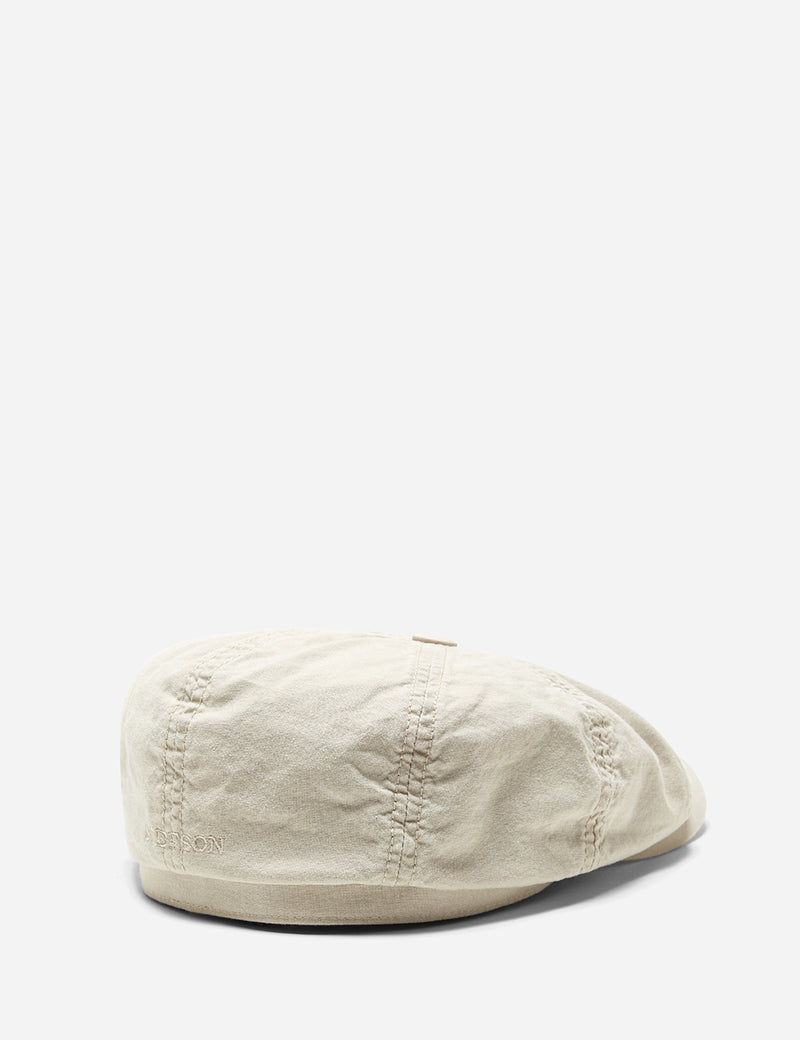 Stetson Hatteras Cotton Newsboy Cap - Beige