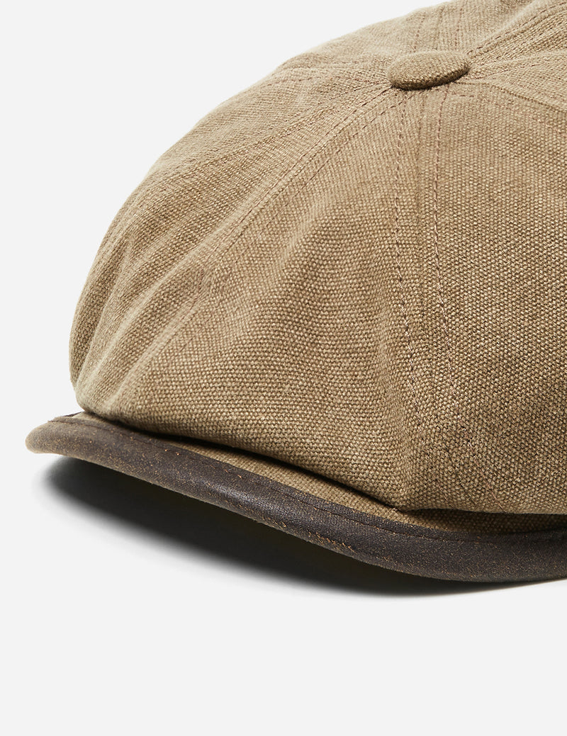 Casquette Gavroche (Toile) Stetson Hatteras Seward - Olive Green