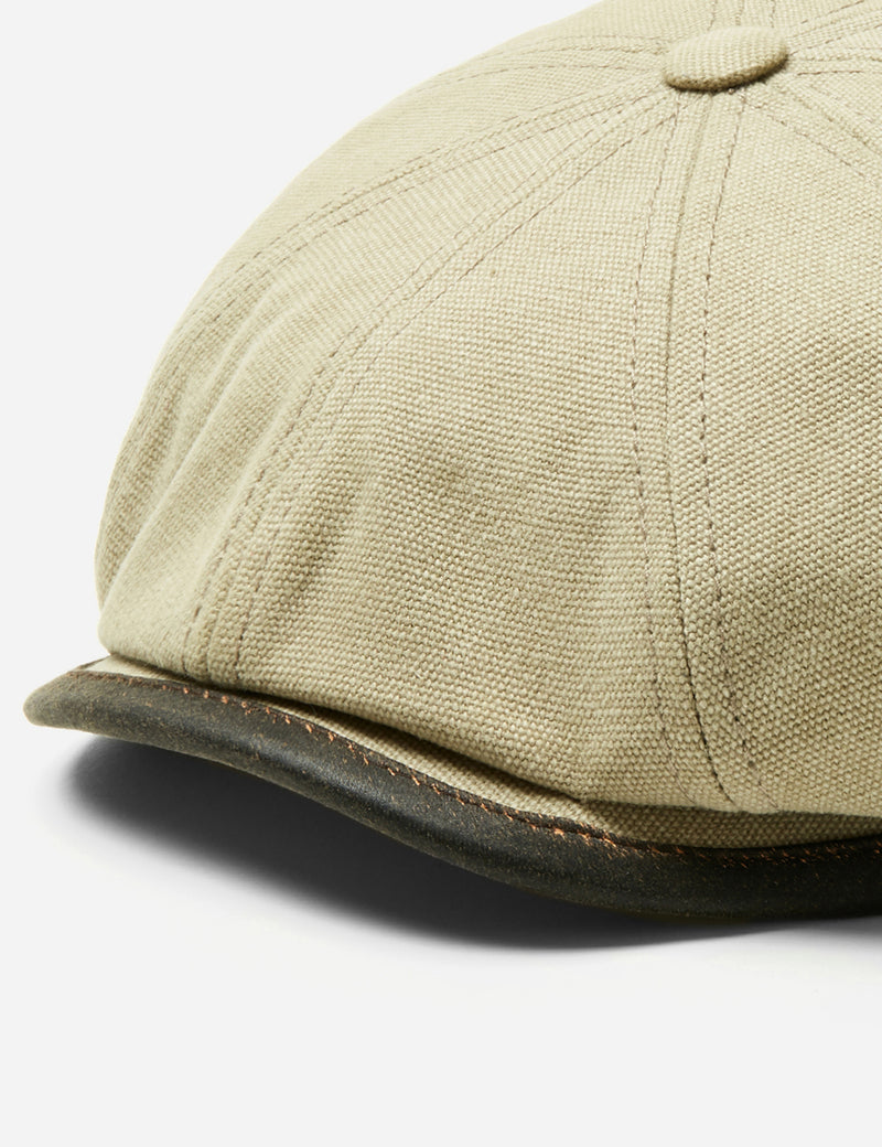Stetson Hatteras Seward Newsboy Cap (Canvas) - Khaki