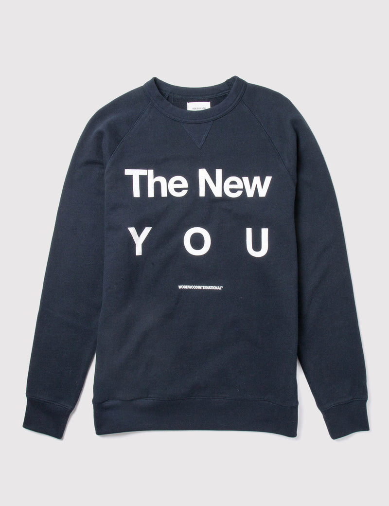 Wood Wood Hester Sweatshirt - New York Blue