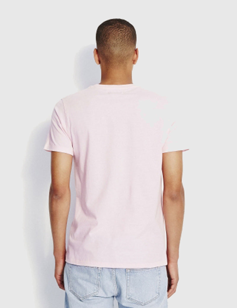 Soulland Barker 프린트 티셔츠-핑크