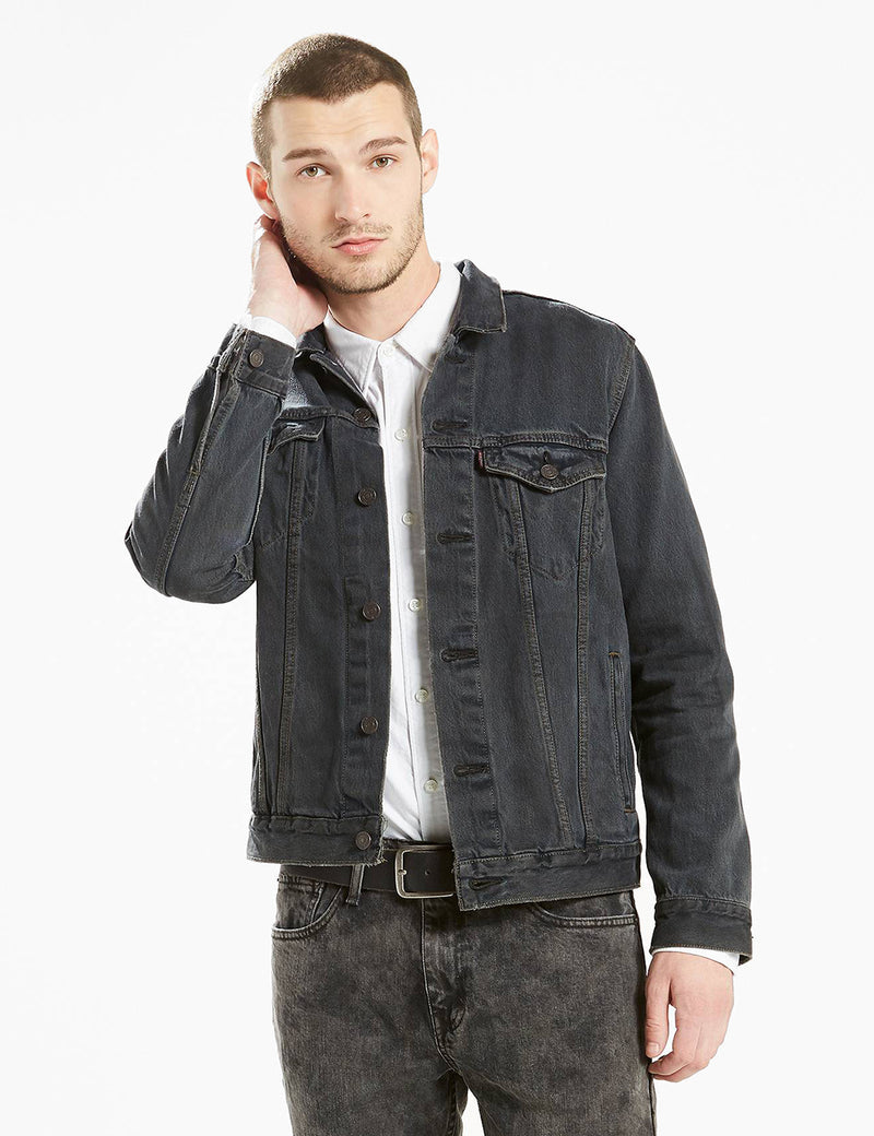 Veste en jean Levis Trucker - Gris