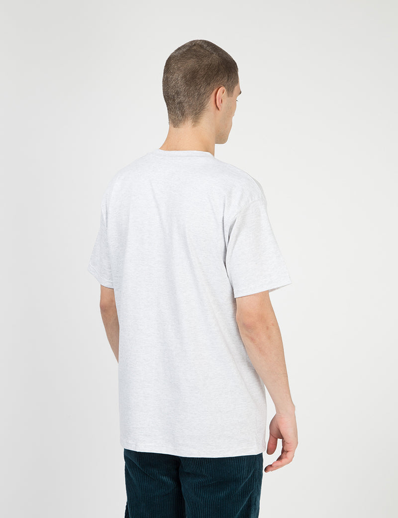 Lifewear USA gemacht Taschen-T-Shirt (8 Unzen) - Aschgraues