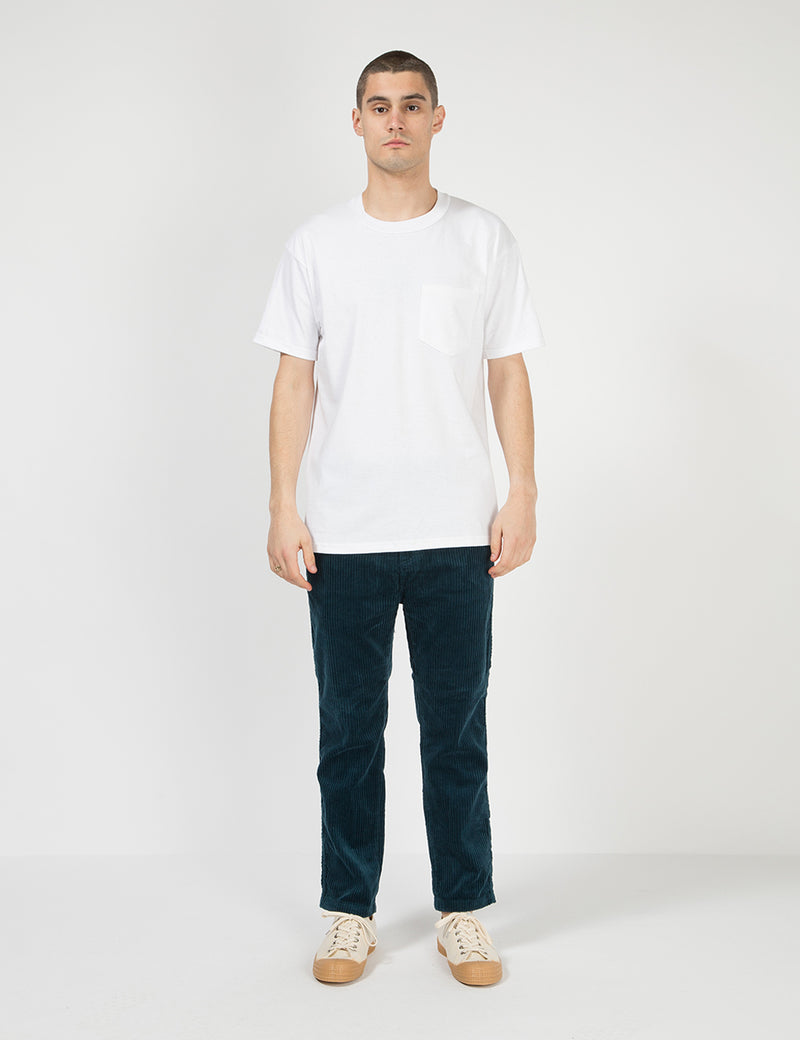 T-shirt Lifewear USA Made Pocket (8oz) - Blanc