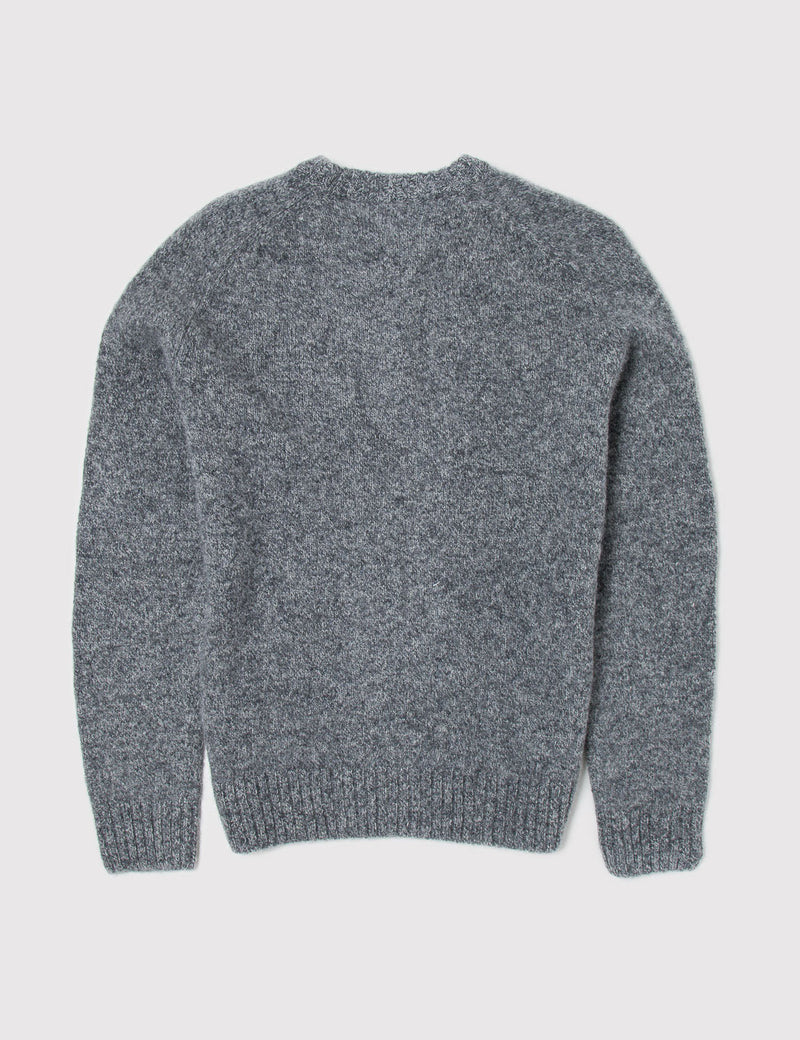 Wood Wood Kevin Wool Sweatshirt - Pepper