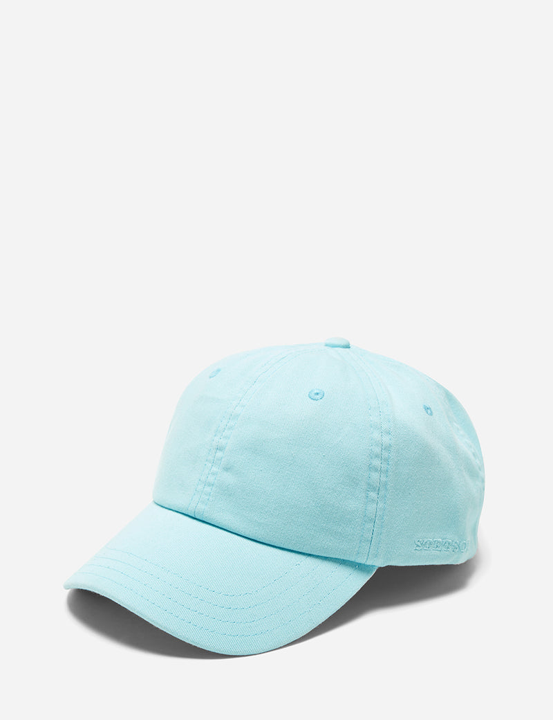 Stetson Curved Peak Baseball Cap - Aqua Blue