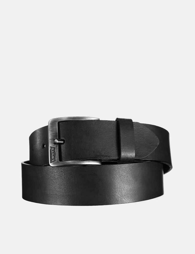Levis Cloverdale Leather Belt - Black