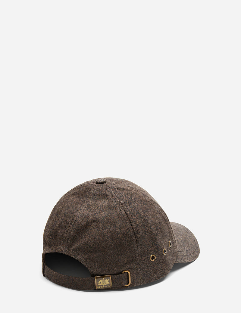 Stetson Pigskin Baseball Cap - Brown