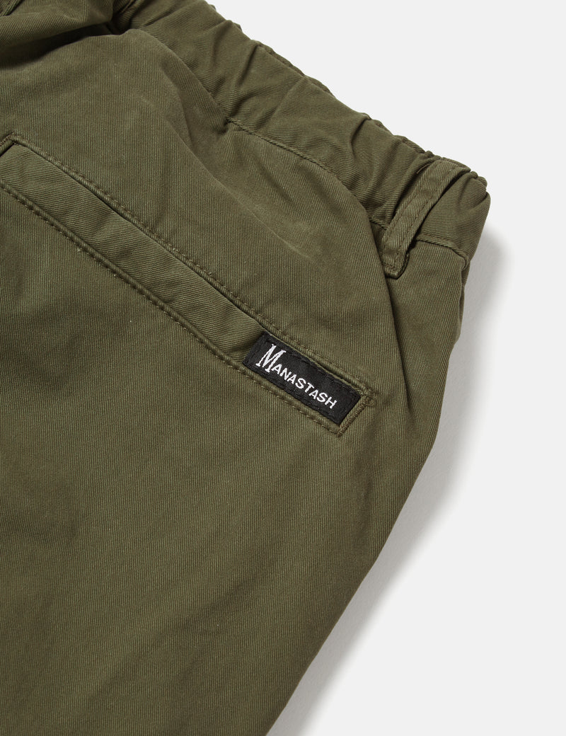 Manastash Flex Climber Wide Leg Pant - Olive Green