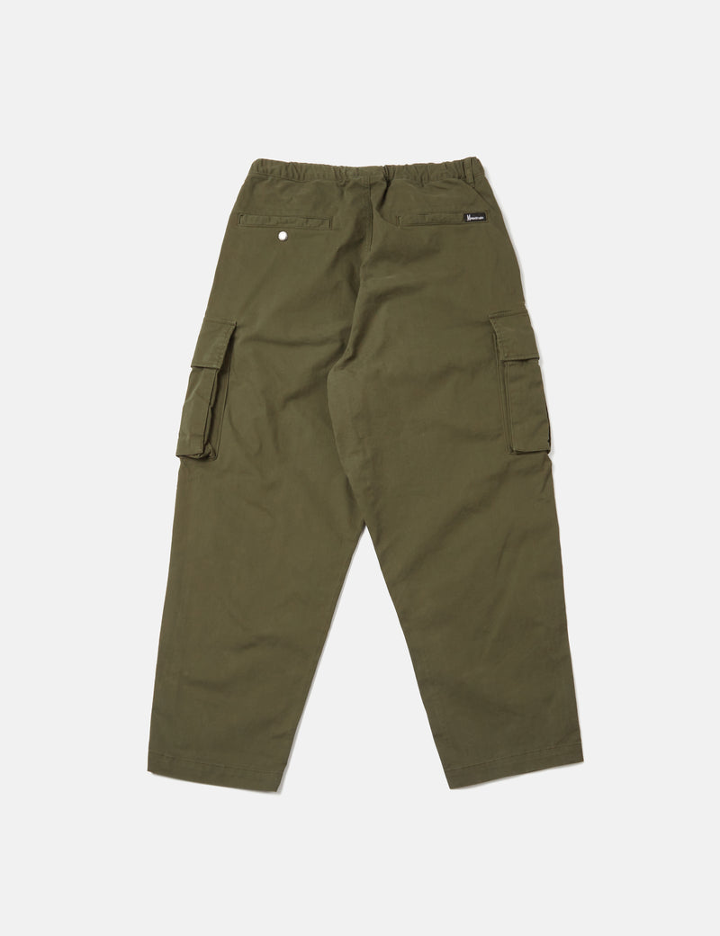 Manastash Flex Climber Wide Leg Pant - Olive Green