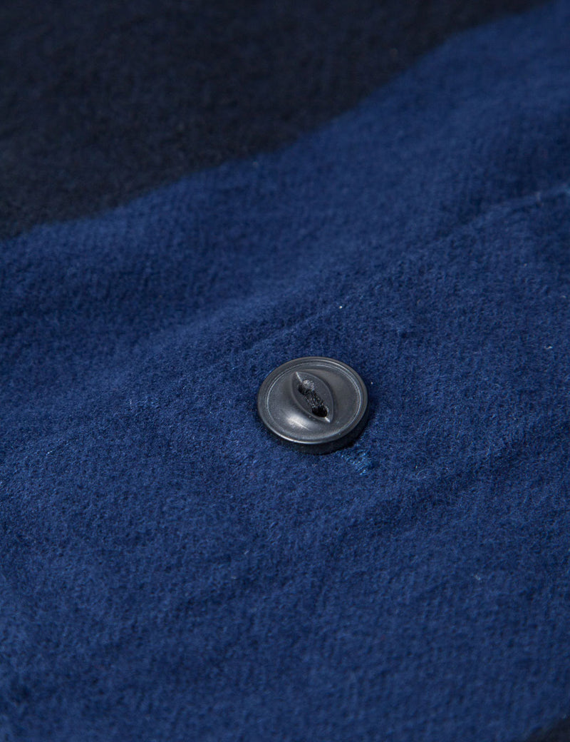 Edwin Labour Stripe Shirt - Navy/Black