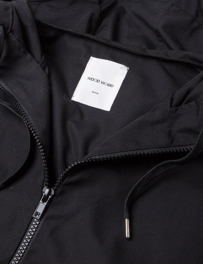 Wood Wood Shaun Woven Jacket - Black