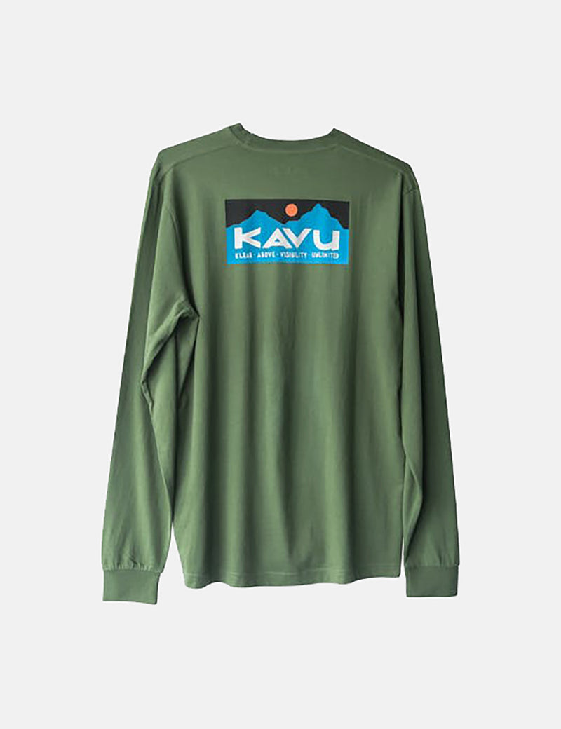 Kavu Etch Art Long Sleeve T-Shirt - Green