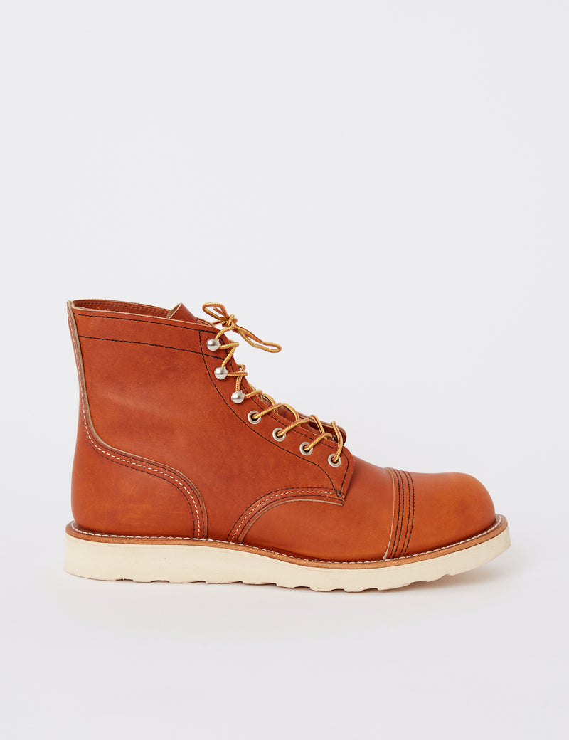 Red Wing Iron Ranger Boots (Traction Tread) - Oro-Legacy Brown
