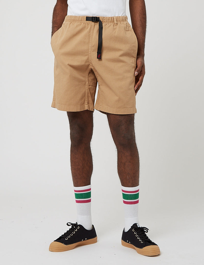 Gramicci G-Shorts (Coton Sergé) - Chino Kaki
