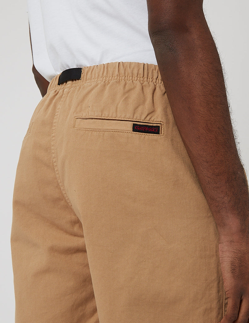 Gramicci G-Shorts (Coton Sergé) - Chino Kaki