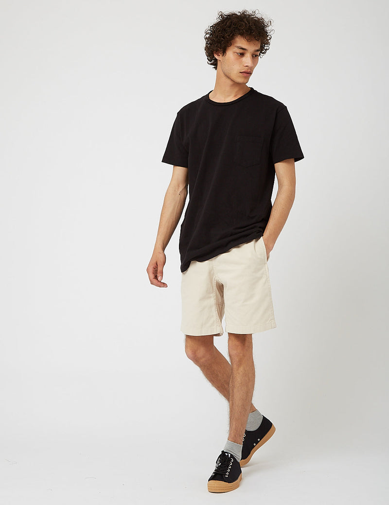 Gramicci G-Shorts (Coton Sergé) - Grège
