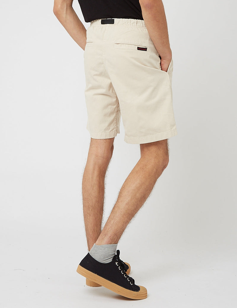 Gramicci G-Shorts (Coton Sergé) - Grège