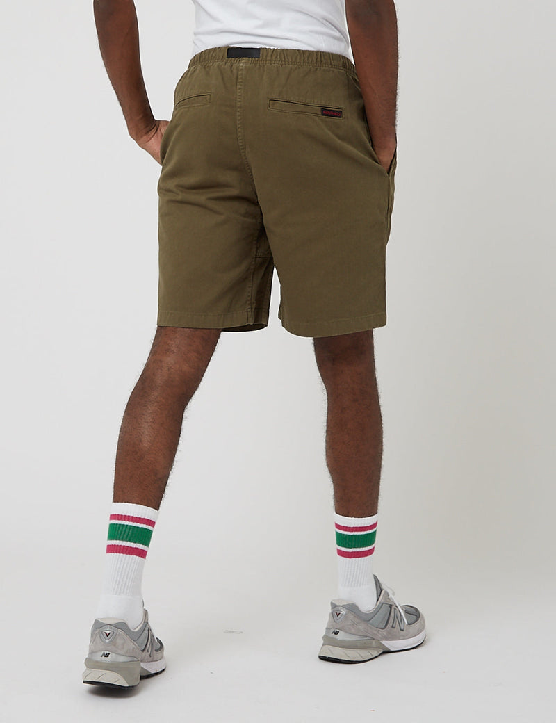 Gramicci G-Shorts (Coton Sergé) - Vert Olive