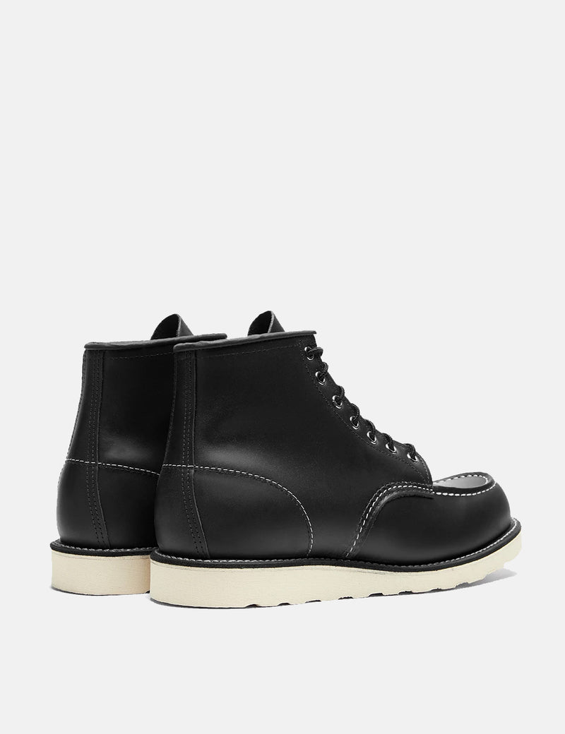 Red Wing 6" Moc Toe Boots (8130) - Black Chrome