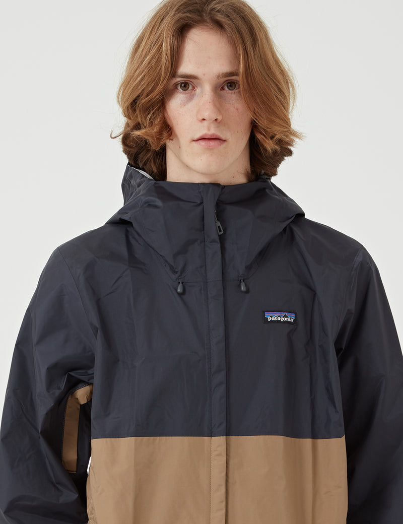 Patagonia Torrentshell Two-Tone Jacket - Smoulder Blue/Khaki