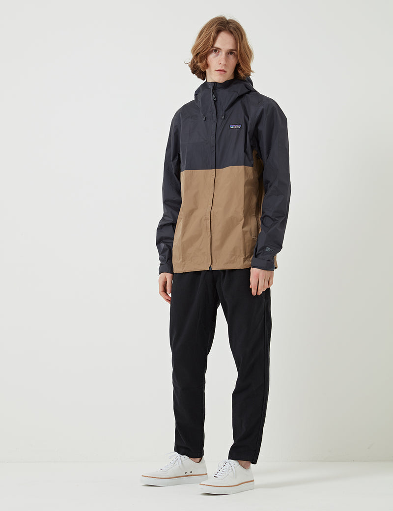 Patagonia Torrentshell Two-Tone Jacket - Smoulder Blue/Khaki
