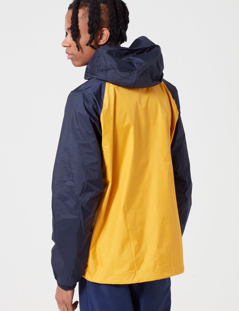 Patagonia Torrentshell Pullover - Navy Blue w/ Rugby Yellow