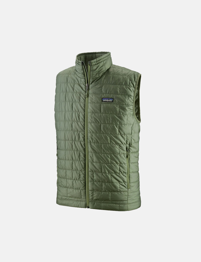 Patagoniaナノパフベスト-セッジグリーン