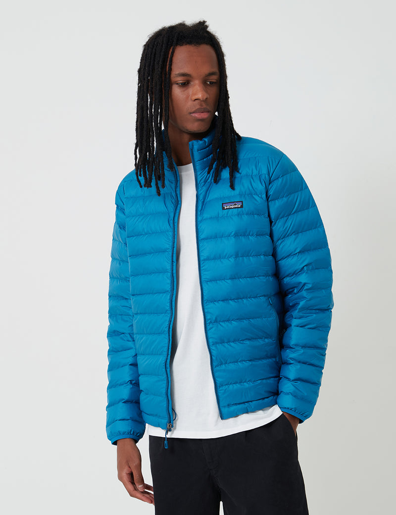 Patagonia 다운 스웨터 재킷-발칸 블루